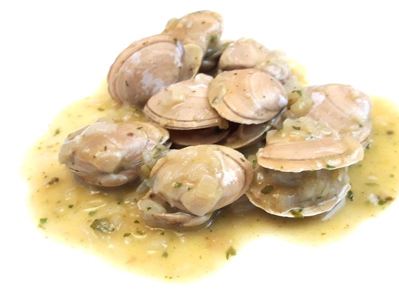 Almejas en salsa verde 